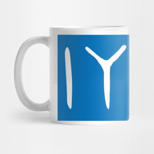 Large Blue Kayi Tribe Flag Symbol from Dirilis/Resurrection Ertugrul Mug